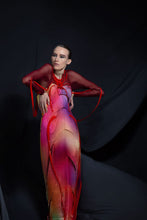 Load image into Gallery viewer, Pink Noise Phaser Dress