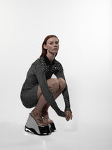 Load image into Gallery viewer, The Logician Knitted Merino Polo Dress