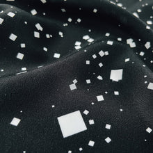 Load image into Gallery viewer, Galaxy Scarf - small - white on black