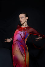Load image into Gallery viewer, Pink Noise Phaser Dress
