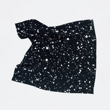 Load image into Gallery viewer, Galaxy Scarf - large - white on black
