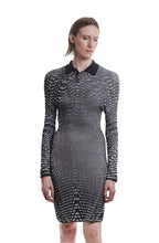 Load image into Gallery viewer, The Logician Knitted Merino Polo Dress
