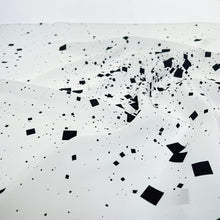 Load image into Gallery viewer, Galaxy Scarf - small - black on white
